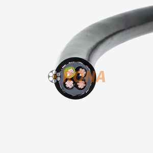 HFMUP 4G4 мм² Экранированный полиуретановый кабель для буксируемой цепи